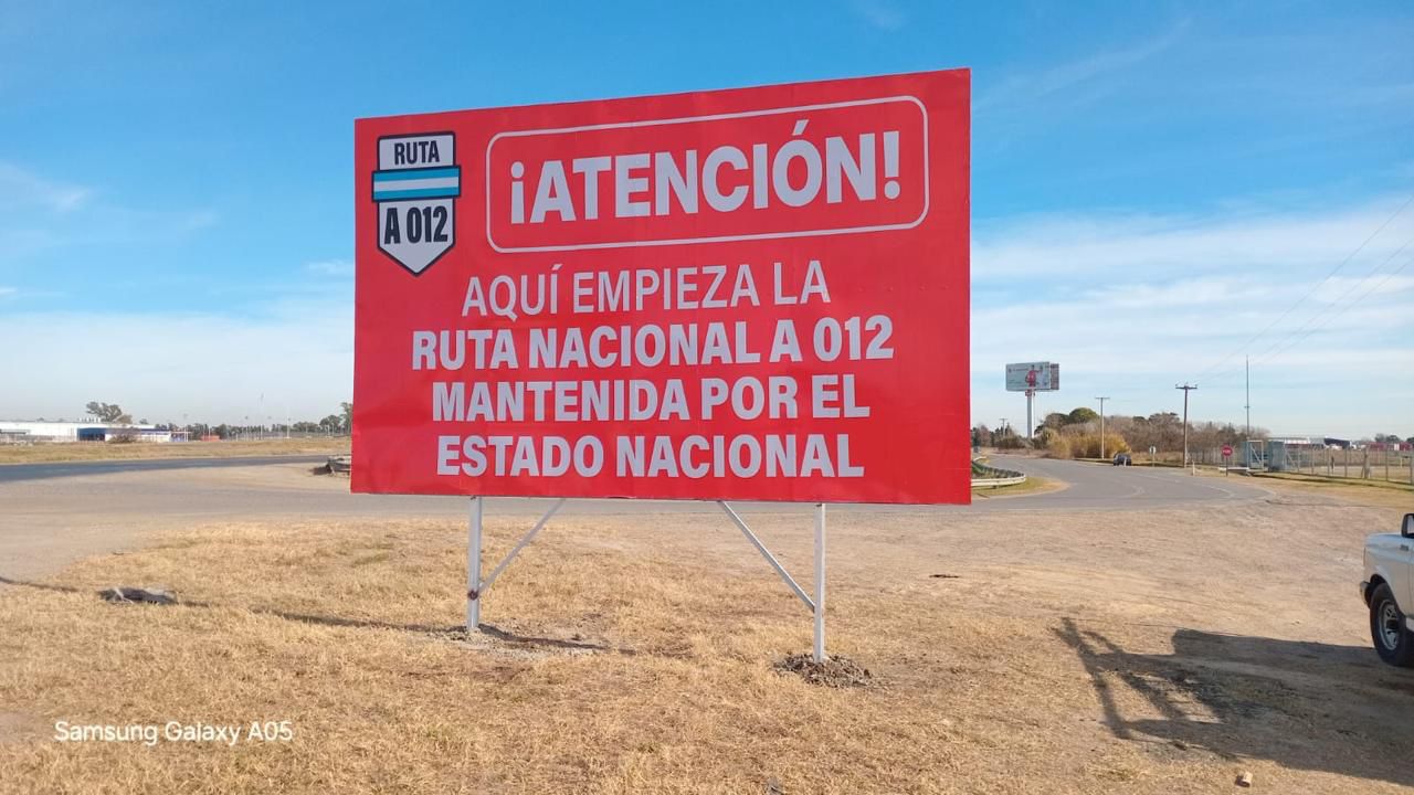 Rutas nacionales calamitosas en la provincia: señalizan con carteles y recomiendan el uso de otros caminos
